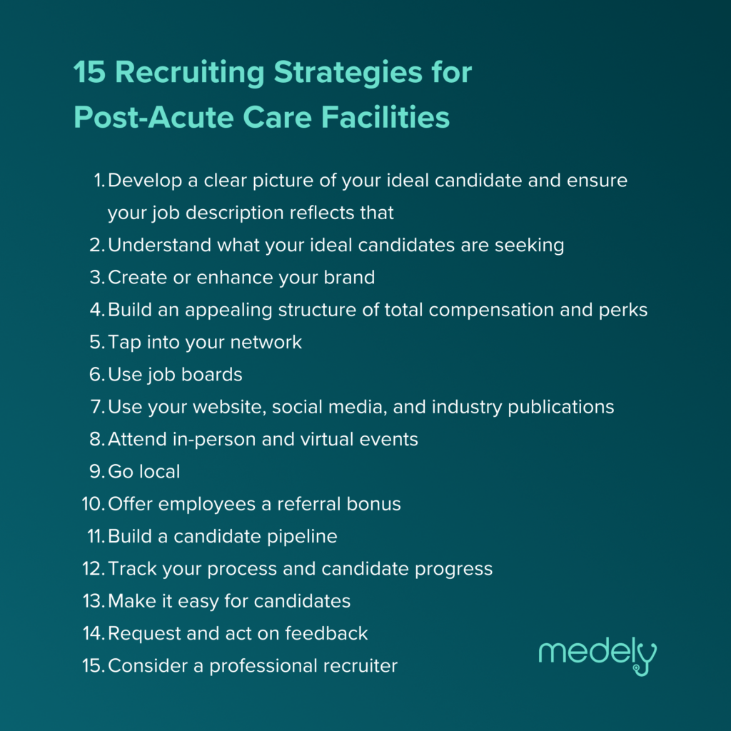 15 Recruiting Strategies for Post Acute Care Facilities